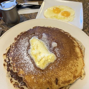 Lucy's Diner - Buttermilk Pancakes with 2 Eggs - American Near Me - Fontana, California Lucy's Diner - Buttermilk Pancakes with 2 Eggs - American Near Me - Fontana, California