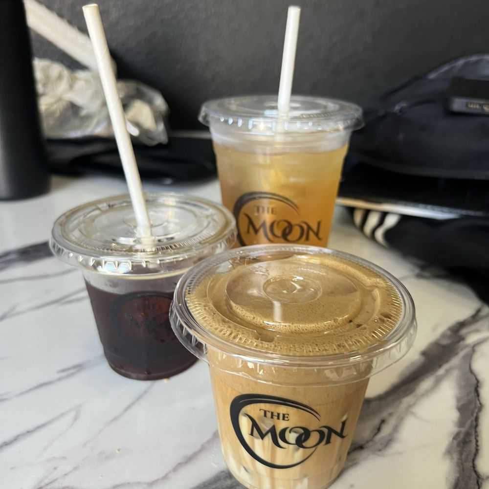 The Moon - Whipped coffee, black iced coffee, dandelion peach tea - Coffee & Tea Near Me - North Hollywood, California The Moon - Whipped coffee, black iced coffee, dandelion peach tea - Coffee & Tea Near Me - North Hollywood, California