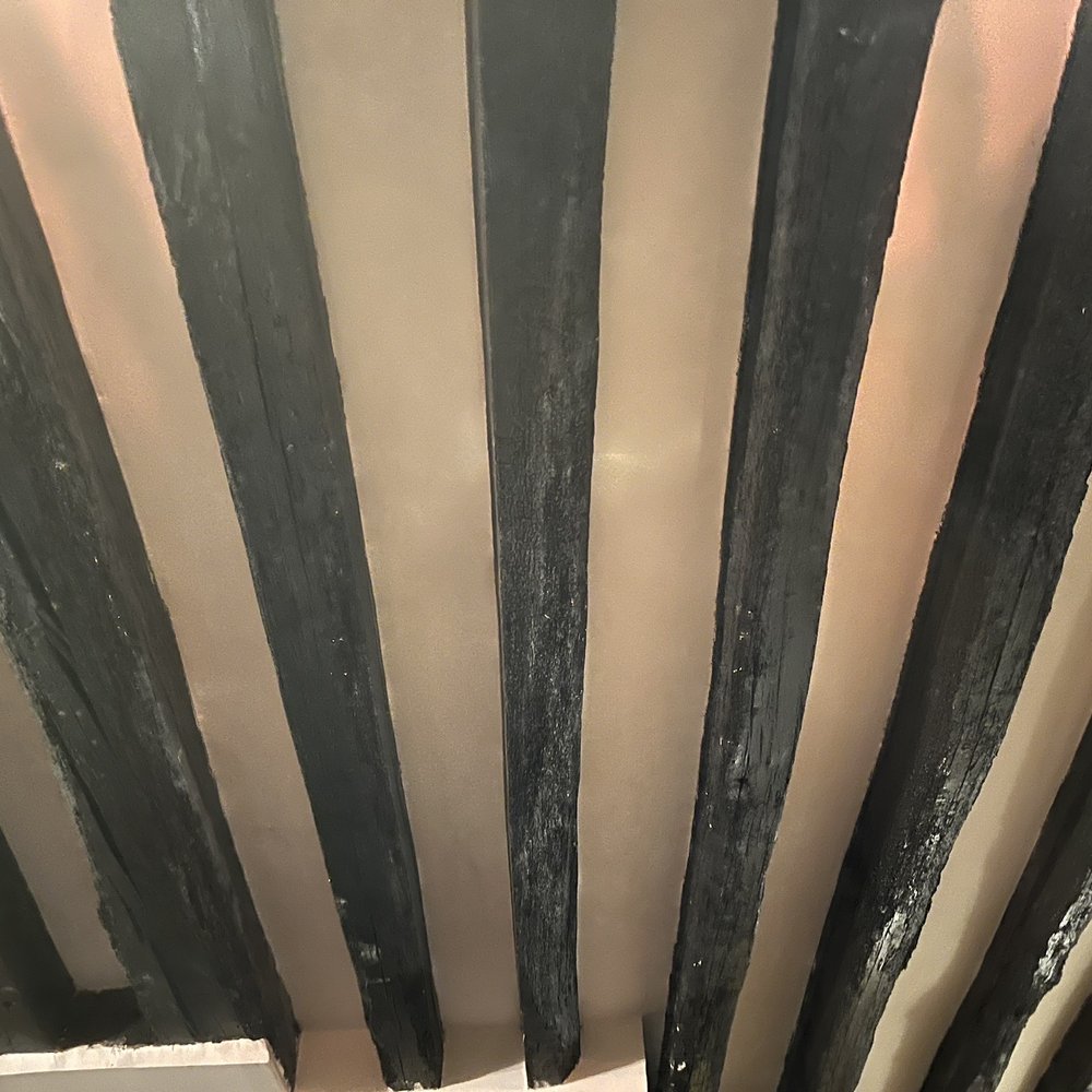 Au Bougnat - The ceiling. - French Near Me - Paris, 75 Au Bougnat - The ceiling. - French Near Me - Paris, 75