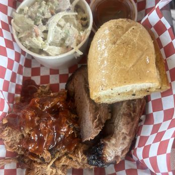 Salty's BBQ & Catering - Pulled pork & brisket combo - Caterers Near Me - Bakersfield, California