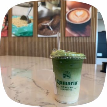 Qamaria Coffee - Matcha latte - Coffee & Tea Near Me - Fullerton, California