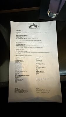 Menu photo 2 The District Eatery Tap & Barrel Sanford, FL