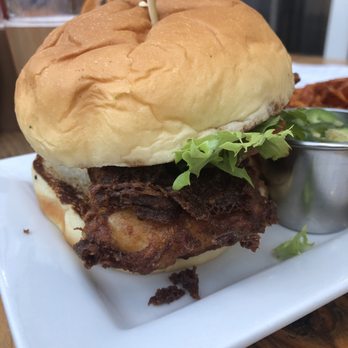 Chatham Brewing - Beer Battered Chicken Sandwich - Breweries Near Me - Chatham, New York Chatham Brewing - Beer Battered Chicken Sandwich - Breweries Near Me - Chatham, New York