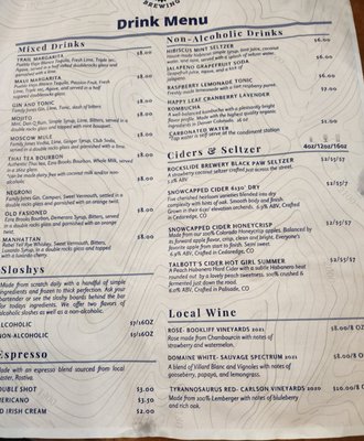 Menu photo 7 Trail Life Brewing Grand Junction, CO