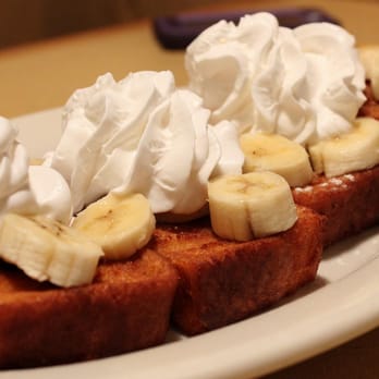 Ponzio's - French toast with banana and whipcream - Bakeries Near Me - Cherry Hill, New Jersey