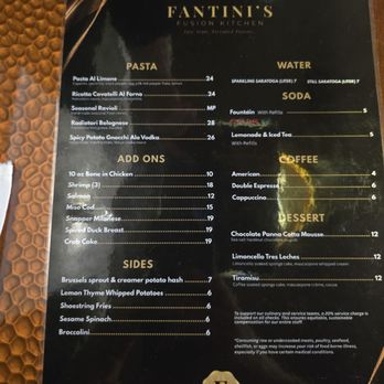 Fantini’s Fusion Kitchen - Menu - Italian Near Me - Palm City, Florida Fantini’s Fusion Kitchen - Menu - Italian Near Me - Palm City, Florida