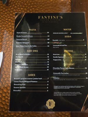 Menu photo 2 Fantini’s Fusion Kitchen Palm City, FL Menu photo 2 Fantini’s Fusion Kitchen Palm City, FL