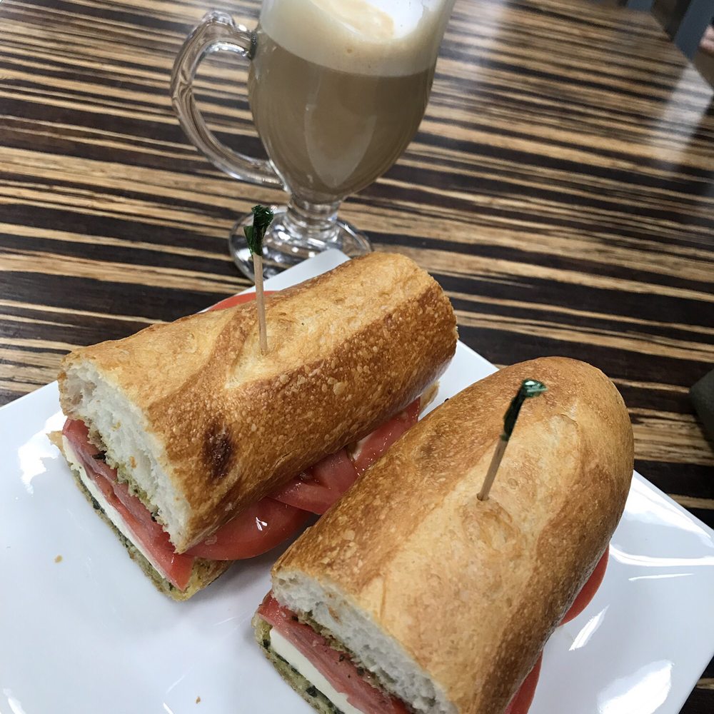 Lublu Bakery & Cafe - Almond Latte and Mozzarella & Tomato Sandwich - Bakeries Near Me - Boca Raton, Florida Lublu Bakery & Cafe - Almond Latte and Mozzarella & Tomato Sandwich - Bakeries Near Me - Boca Raton, Florida