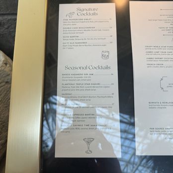 Old Hickory Steakhouse - Cocktail Menu 2.13.25 - Steakhouses Near Me - Kissimmee, Florida