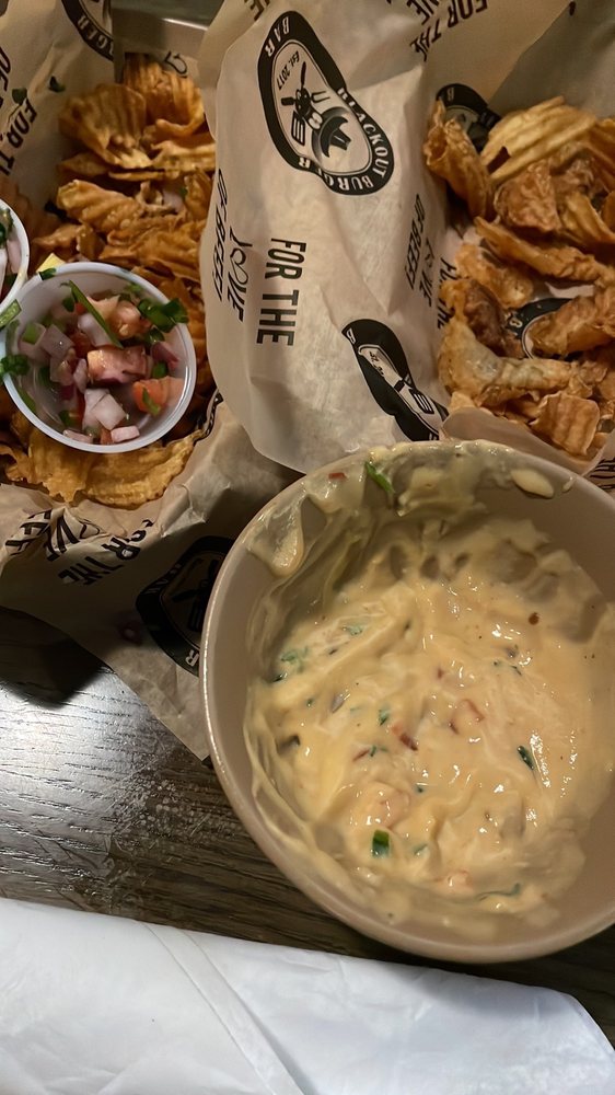 Food from Blackout Burger Bar