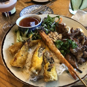 Anh and Chi - Pork vermicelli bowl - Vietnamese Near Me - Vancouver, British Columbia