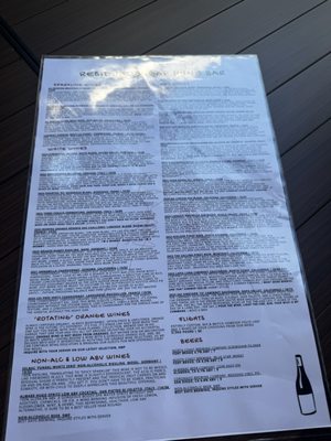 Menu photo 1 Residual Sugar Walnut Creek, CA