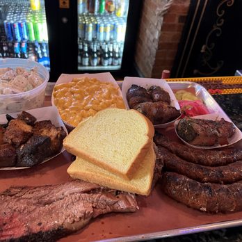 Matt's Barbecue - Combo platter which was really good, and at $50, a really good value. - Barbeque Near Me - Lemont, Illinois