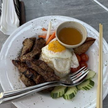 Ngon Vietnamese Kitchen - grilled pork com tam (broken rice) - Vietnamese Near Me - Dallas, Texas Ngon Vietnamese Kitchen - grilled pork com tam (broken rice) - Vietnamese Near Me - Dallas, Texas