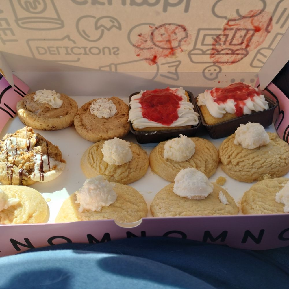 2 Pumpkin pie, 2 strawberry short cake, 1 s'mores and 7 cornbread cookies