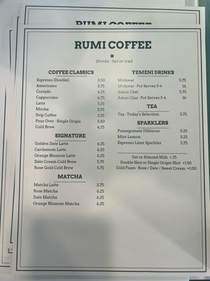 Menu photo 7 Rumi Coffee Fresno, CA