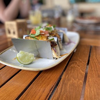 Monkeypod Kitchen by Merriman - Fresh Caught Fish Tacos - New American Near Me - Kihei, Hawaii