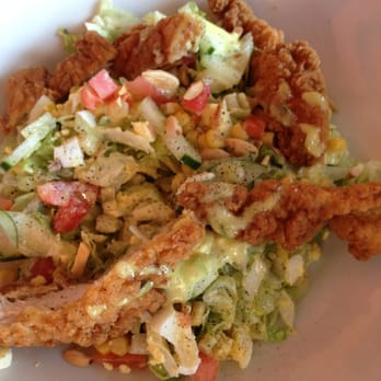 BJ's Restaurant & Brewhouse - Honey mustard chicken salad - Pizza Near Me - La Mesa, California BJ's Restaurant & Brewhouse - Honey mustard chicken salad - Pizza Near Me - La Mesa, California