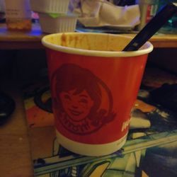 Wendy's - Large chili cup