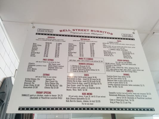 Menu photo 6 Bell Street Burritos Atlanta, GA