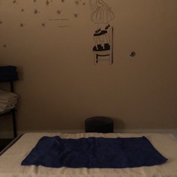Picture doesn't do the room justice! You get a private room for your massage and pedicure. You can come with friends and your partner!