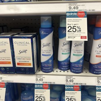 Target - The spray on the left. In the middle of the pic. The spray doesn't work. And they didn't want to give me a refund - Department Stores Near Me - Pleasant Hill, California Target - The spray on the left. In the middle of the pic. The spray doesn't work. And they didn't want to give me a refund - Department Stores Near Me - Pleasant Hill, California