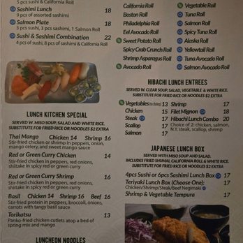 Kume Steakhouse - Menu page 1, 07Sep2026 - Japanese Near Me - Seabrook, New Hampshire Kume Steakhouse - Menu page 1, 07Sep2026 - Japanese Near Me - Seabrook, New Hampshire