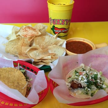 Fuzzy's Taco Shop - Tempura fish and pulled pork tacos. - Mexican Near Me - Arvada, Colorado Fuzzy's Taco Shop - Tempura fish and pulled pork tacos. - Mexican Near Me - Arvada, Colorado