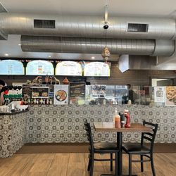 Falafel Hut - Cheerful and clean interior.
