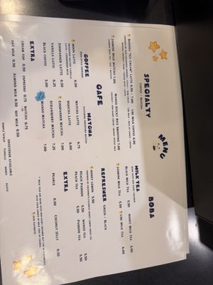 Menu photo 1 Moon Cha Huntington Beach, CA