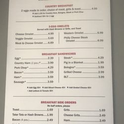 Mom & Pops - Breakfast Menu
