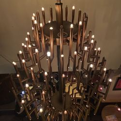Zeta - Chandelier view from upstairs