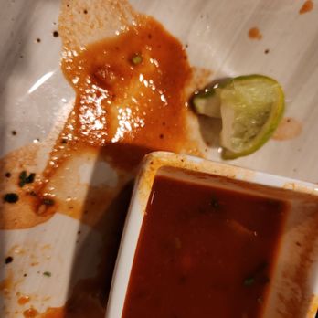 Mexcal - Consomé is thick. This is not how consomé should be and the flavor was lacking. Very reminiscent of a tomato-based sauce. - Mexican Near Me - Reno, Nevada Mexcal - Consomé is thick. This is not how consomé should be and the flavor was lacking. Very reminiscent of a tomato-based sauce. - Mexican Near Me - Reno, Nevada