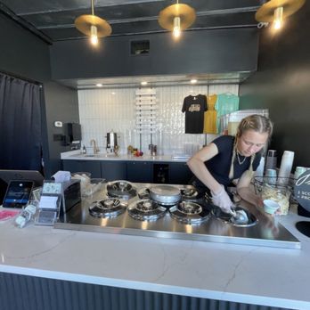 Piccolina - Order area - Gelato Near Me - Fredericksburg, Texas