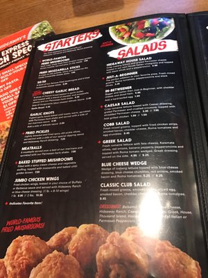 Menu photo 8 Hideaway Pizza Bartlesville, OK