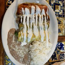 Señor Pancho's - Enchiladas Veggie Sampler