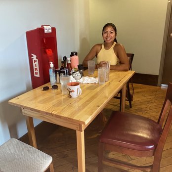Bluegrass Grill - Table by the bathroom - Southern Near Me - Chattanooga, Tennessee