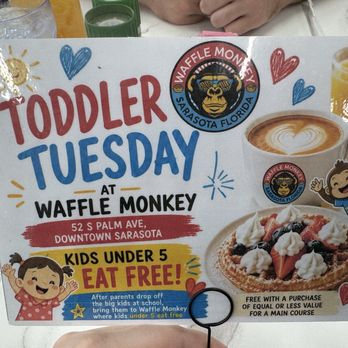 Waffle Monkey - AI generated, including the photo of the food. - Breakfast & Brunch Near Me - Sarasota, Florida Waffle Monkey - AI generated, including the photo of the food. - Breakfast & Brunch Near Me - Sarasota, Florida