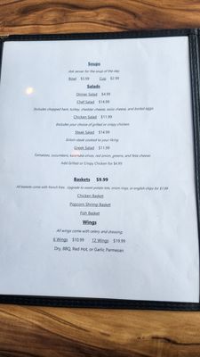 Menu photo 6 Sunglow Restaurant Bicknell, UT