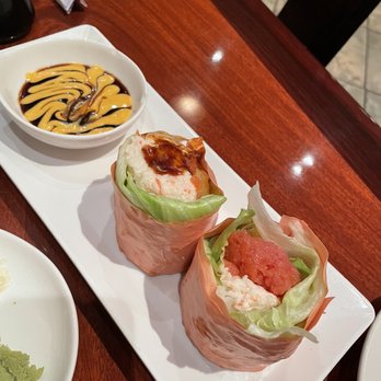 Sake Sushi & Grill - Sake's super lettuce wrap roll - Sushi Bars Near Me - Placentia, California Sake Sushi & Grill - Sake's super lettuce wrap roll - Sushi Bars Near Me - Placentia, California