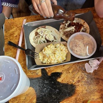 Brendyn's BBQ - OMarvelous Pork tacos with cream corn and banana pudding - Barbeque Near Me - Nacogdoches, Texas Brendyn's BBQ - OMarvelous Pork tacos with cream corn and banana pudding - Barbeque Near Me - Nacogdoches, Texas