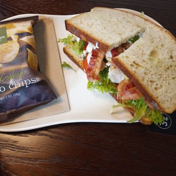 Panera Bread - Turkey and avocado sandwich came with chips and a cookie. Hubby ate the cookie before I got to the table, so no pic. - Soup Near Me - Rialto, California Panera Bread - Turkey and avocado sandwich came with chips and a cookie. Hubby ate the cookie before I got to the table, so no pic. - Soup Near Me - Rialto, California