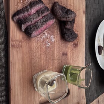 The Pompadour - Wagyu strip steak and mushrooms - Tapas/Small Plates Near Me - Fairport Harbor, Ohio The Pompadour - Wagyu strip steak and mushrooms - Tapas/Small Plates Near Me - Fairport Harbor, Ohio
