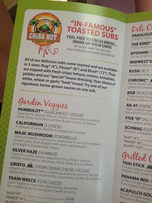 Menu photo 4 Cheba Hut Toasted Subs Glendale, AZ Menu photo 4 Cheba Hut Toasted Subs Glendale, AZ