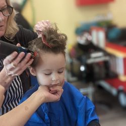 Cookie Cutters Haircuts for Kids - During his haircut with Shannon