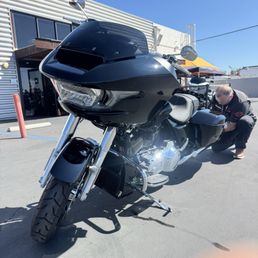 Bike getting ready to go on the wild. Bike getting ready to go on the wild.