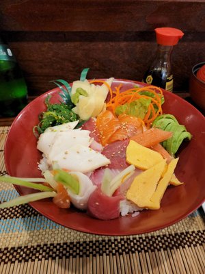 Blue spot sushi by null