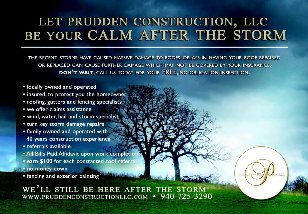 Slide of Prudden Construction