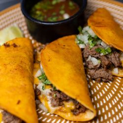 Corazon Agave - Birria Tacos ($20.00). Only available on weekends.