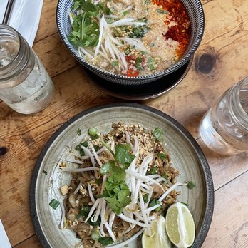 Long Grain - Pad Thai with local pork belly - Asian Fusion Near Me - Camden, Maine Long Grain - Pad Thai with local pork belly - Asian Fusion Near Me - Camden, Maine